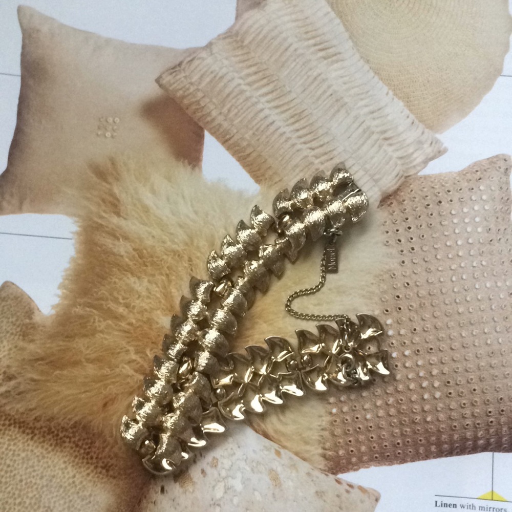 Pristine Monet gold tone bracelet